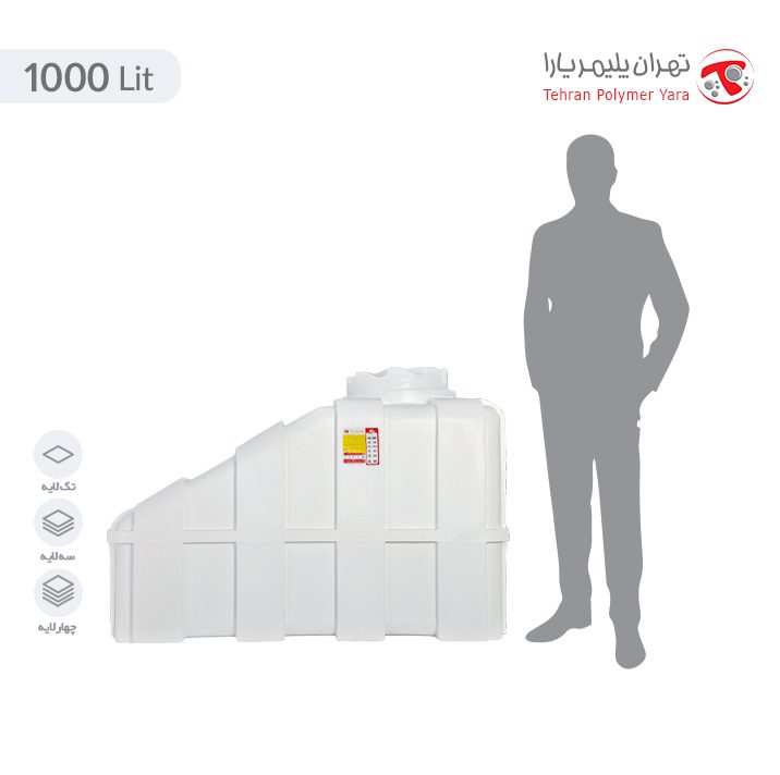 مخزن-1000-لیتری-زیر-پله-مکعبی مخزن آب 1000 لیتری زیرپله مکعب تهران پلیمر یارا - Image 1