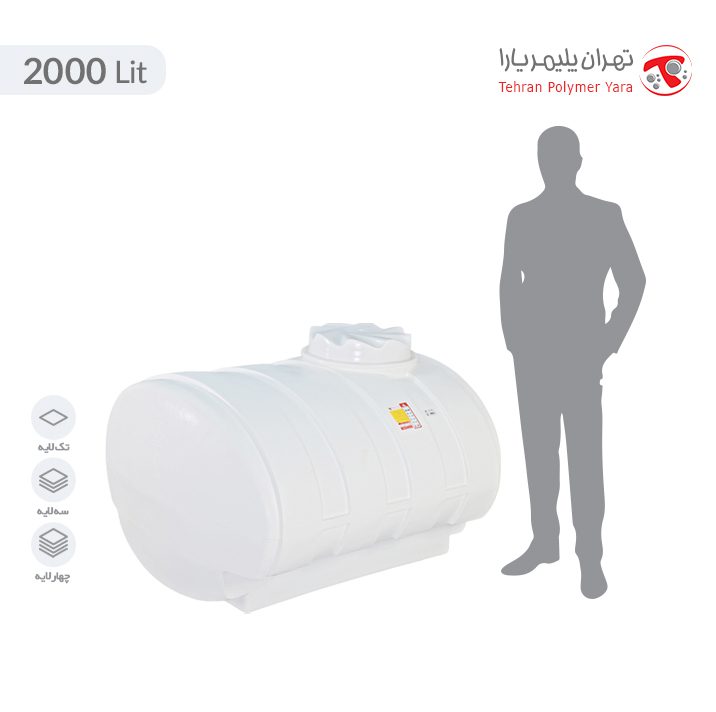 مخزن-2000-لیتری-نیسانی مخزن آب 2000 لیتری نیسانی تهران پلیمر یارا - Image 1