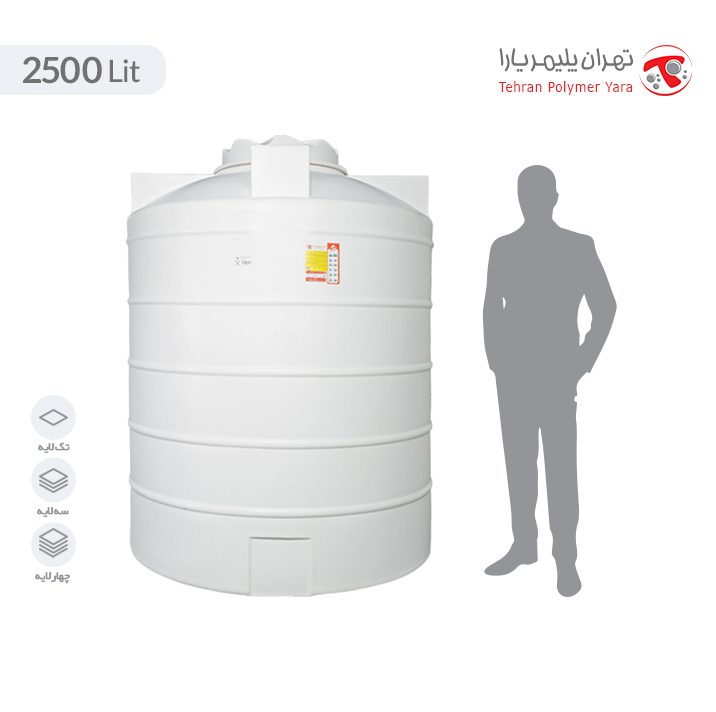 مخزن-2500-لیتری-عمودی--(2) مخزن آب 2500 لیتری عمودی تهران پلیمر یارا - Image 1