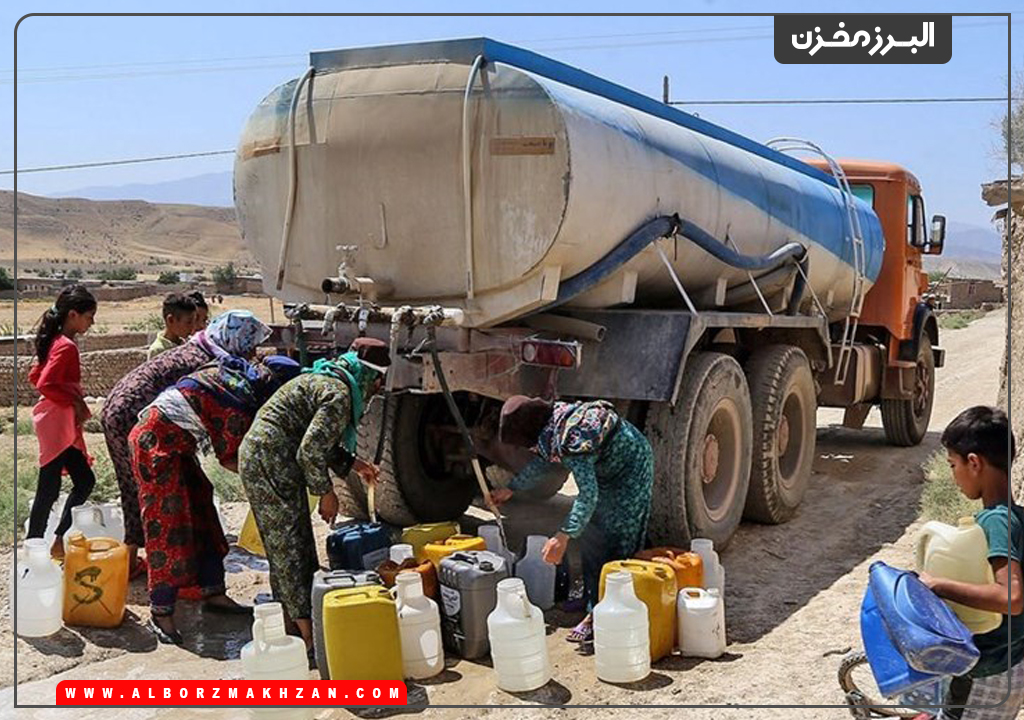 کمبود آب و تنش آبی در جیرفت با راهکار حفر چاه و مخزن آب